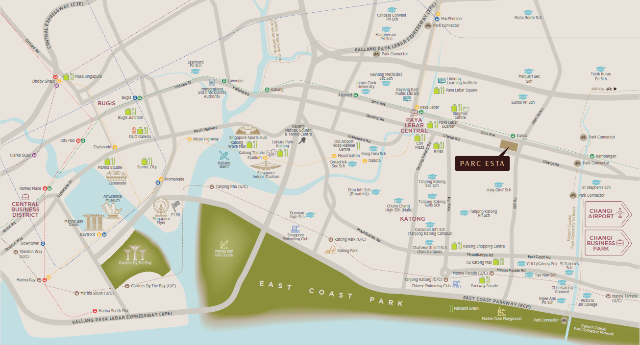 Parc Esta Location