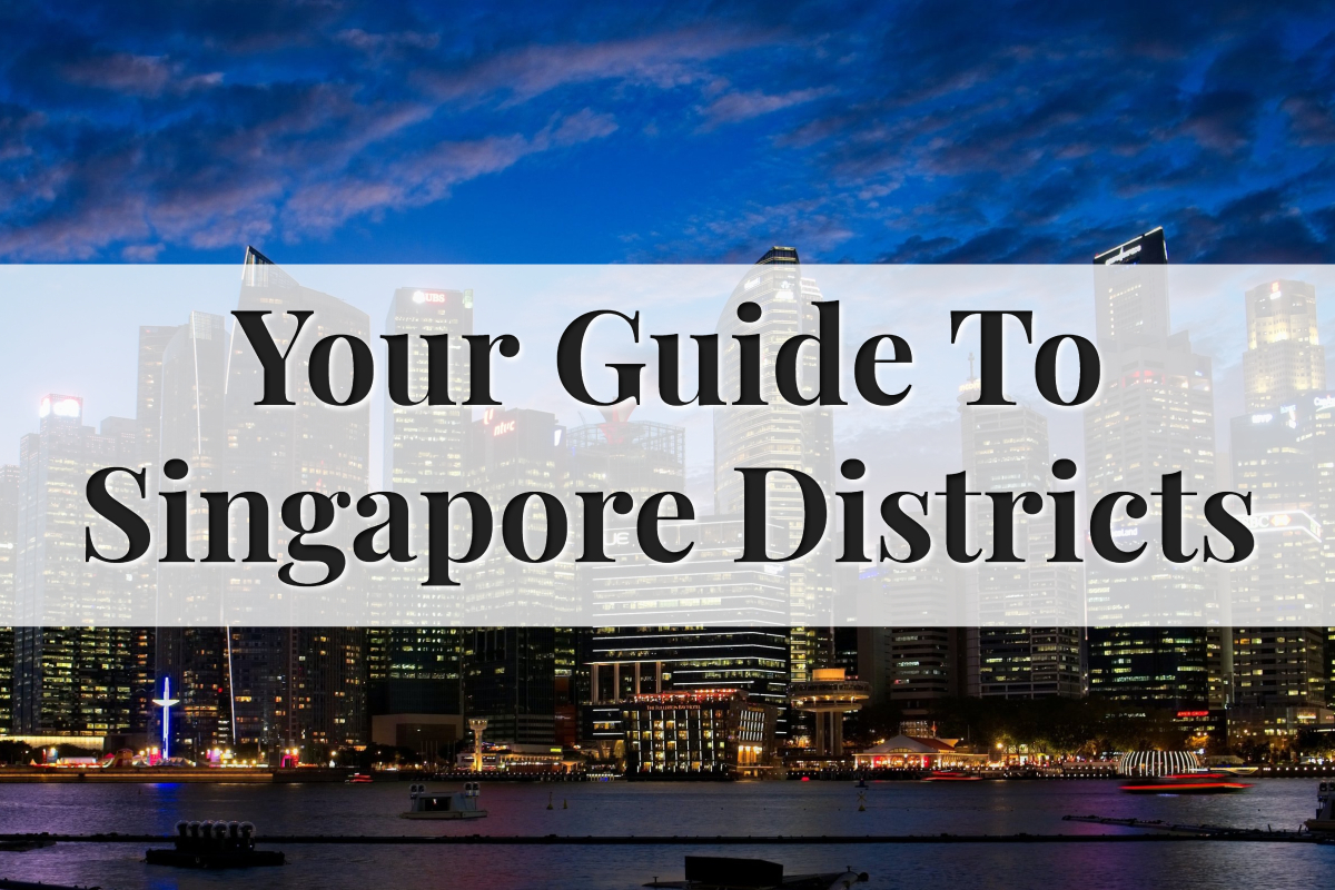Singapore Map With District - Feature Image