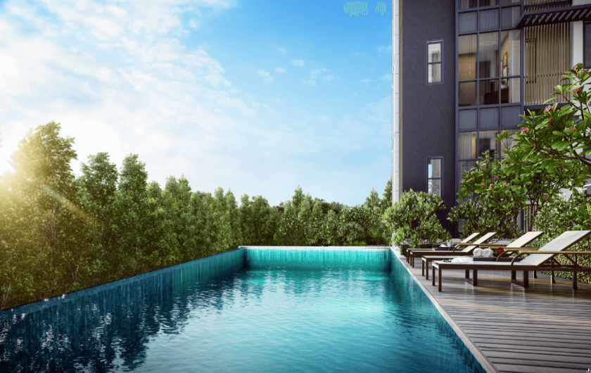 Lap Pool at Gilstead Homes