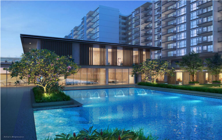 Balcony Space for the Treasure at Tampines Homeowners