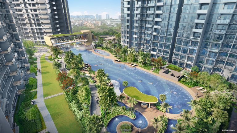 Grand-Dunman-Residences-Aerial-Pool-View